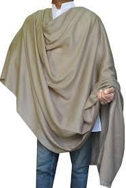 AgiravDhariwal Men's Woolen Hot Kashmiri Shawl,Free Size (Brown, 166)