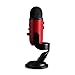 Blue Microphones Yeti USB Microphone (Satin Red) with Knox Gear Pop Filter and 3.0 4 Port USB Hub Bundle