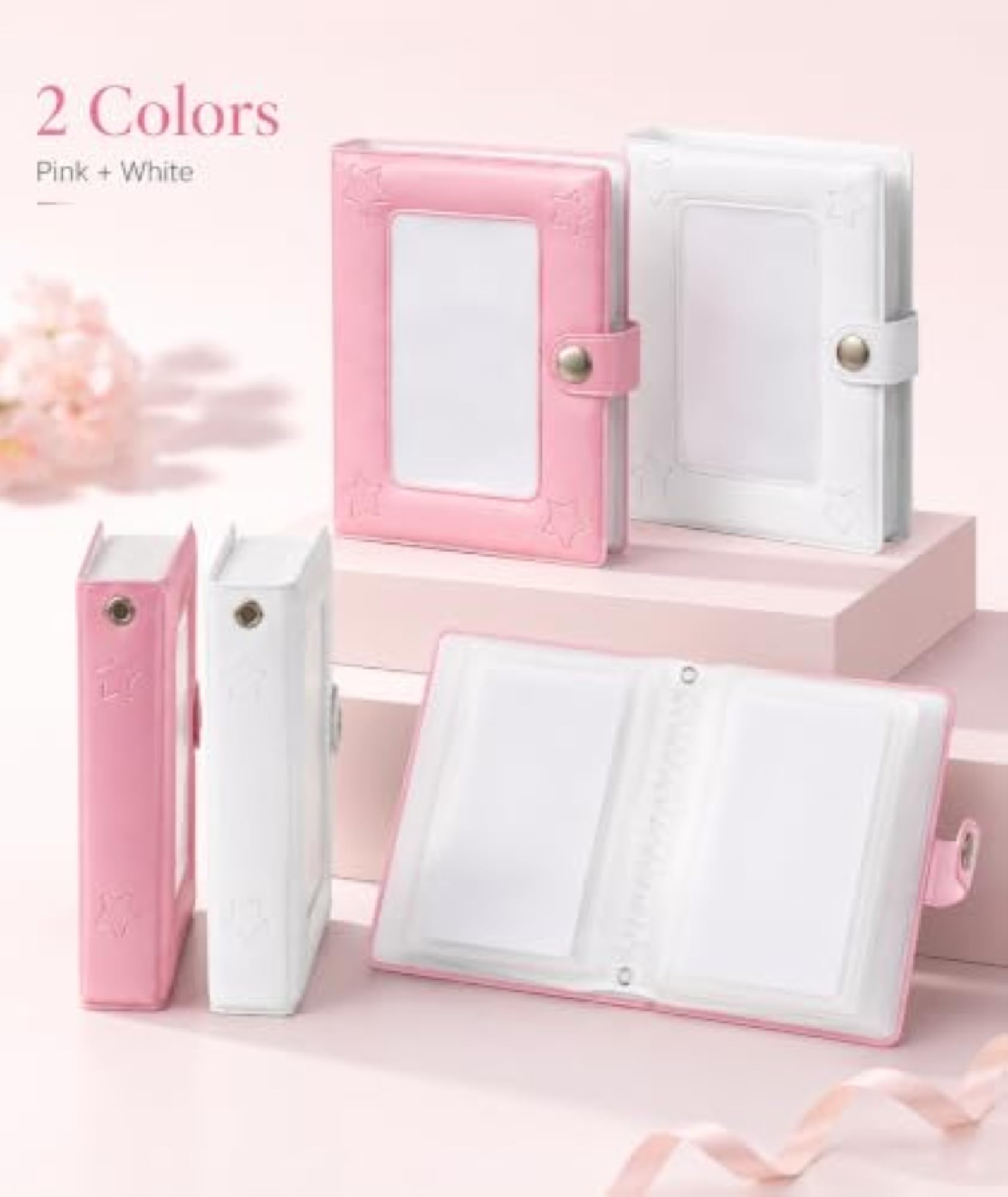2PCS Photocard Binder, Portable Mini Photo Album