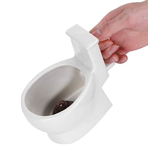 Opiniones de Tazas para inodoro los preferidos por los clientes. 48 Taza de café para inodoro, Novedades Taza de cerámica Taza de leche Taza de café divertida Taza de cerámica Taza para bebidas Blanco 301‑400ml