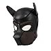 Puppy Hood Full Face Mask Animal Head Mask Costume for Halloween Party - Realistic Dog Head Masks for Dress Up Fun and Playful Costumes (Brown)