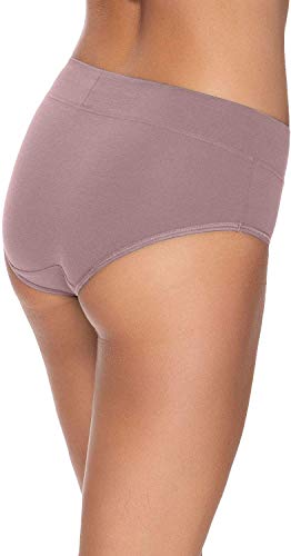 Image of Felina Pima Cotton Hipster - Seamless Cotton Underwear for Women - Soft and Breathable Womens Underwear