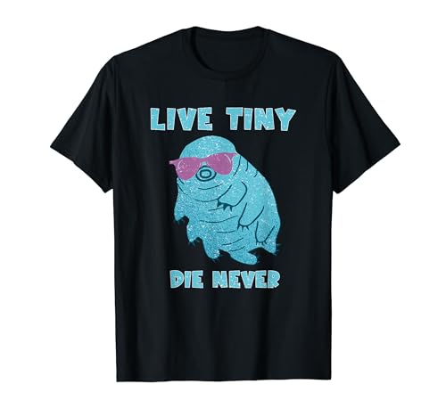 Divertido oso oso de agua microbiológico Live Tiny Die Never Tardigrade Camiseta