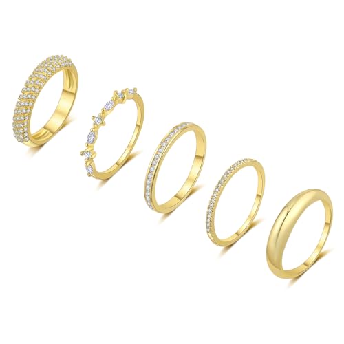 Funeia JZ2131-B-G9 Stackable Gold Rings thumb #8