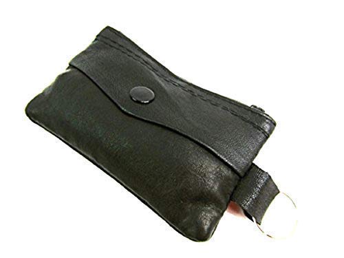 The Leather Emporium Men's Coin Pouch Keycase Card Holder Purse Wallet