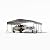 HOMPUS 20x20 FT Heavy Duty Metal Carport Kit, Waterproof Windproof Aluminum Car Ports with Steel Shelter Frame Cover for 2 Car or Boats, Easy Assembly Tractor/Car Storage