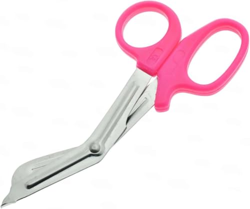 Ynr Paramédical Vet Emt Traumatisme de L'em S Cisailles Infirmières Utilitaire Bandage Fire Rescue Premiers Secours Médical Ciseaux Ce - rose, 7.5
