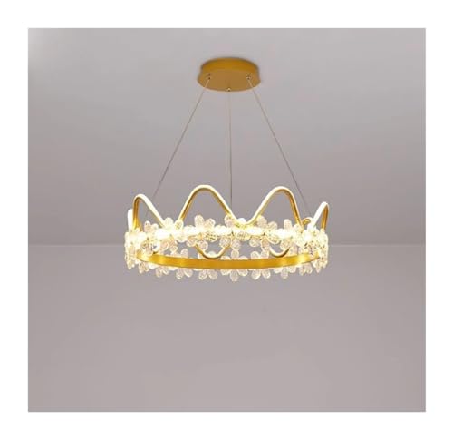 Luminaire chandelier en cristal et lustre de salon contemporain suspendu