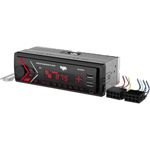 Som Automotivo Bluetooth USB SD Card Rádio FM App Iluminação 7 Cores