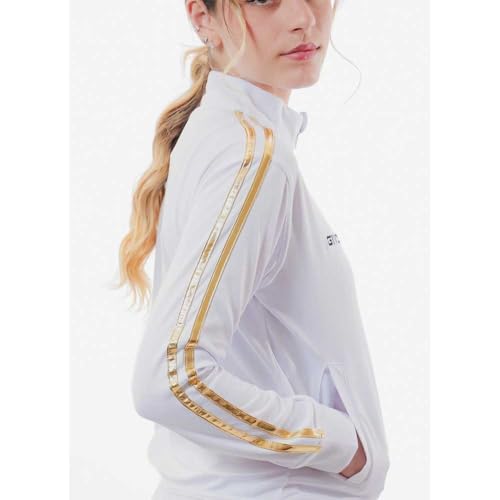 Givova Tuta Revolution Summer Donna Bianco Oro (It, Testo, M, Regular, Regular, Bianco Oro) - 4