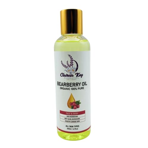 Claircin Key Bearberry Oil for Face & Body | Lightweight Moisturizing Oil | Nourishing Skin Care Oil for All Skin Types | 200ml / 6.7 fl oz