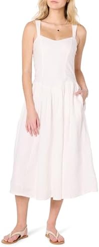 The Drop Womens Balu Feminine Shaped Waist Midi Dress