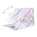 MOSISO Compatible with MacBook Air 11 inch Case (Models: A1370 & A1465), Plastic Pattern Hard Shell Case & Keyboard Cover Skin & Screen Protector, Colorful Marble