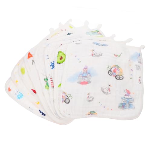 Serviettes de toilette pour bébé HEMOTON en pur coton lavable et ultra doux pour la peau