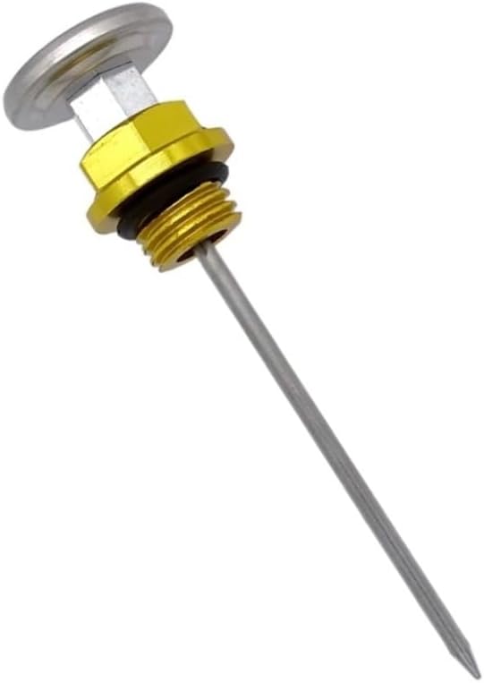 Generic Oil Dipstick Motorcycle Accessories Oil Cap Tank Temperature Gauge Engine Dipstick Fuel Oil Level Gauge Dipstick for 110Cc for 125Cc