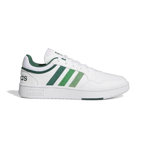 Chaussures adidas Homme Hoops 3.0 Low Classic Vintage en cuir synthétique blanc