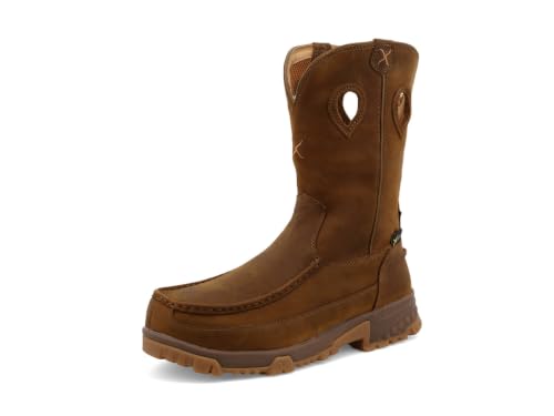 Image of Twisted X Men's 12 inch Tech X Boot, Wide Square Toe with CellStretch and Tech X