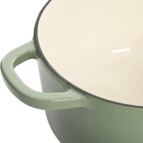 Image of Crock-Pot Artisan Round Enameled Cast Iron Dutch Oven, 3-Quart, Gradient Red