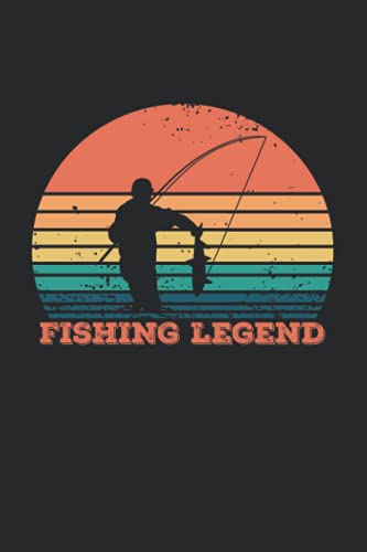 Fishing Legend: Pretty and Awesome empty blank Fishing Journal for men women kids & every Fishing beginner & Lover to record fishing trips details ... makes it a lovely gift for fishing enthusiast image 2