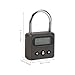 SECFOU Electronic Padlock Timer Rechargeable Metal Lock for Students Home Use Auto Unlock LCD Display Time Management Tool