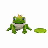 【Design charmant】Notre peluche caméléon arbore un design ravissant. Sa couleur verte classique est rehaussée de subtils pois gris-vert sur le dos, lui conférant une touche d'originalité. Ses yeux et sa queue, mignons et vifs, de forme circulaire, soulignent son intelligence.