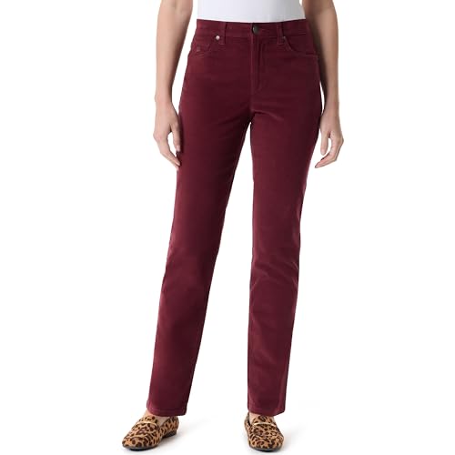 Gloria Vanderbilt Womens Amanda Corduroy Slim High...