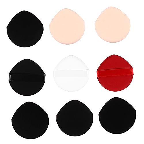 VICASKY 9pcs Triangle Shape Non Latex Puff Makeup for Women Gentle on Skin Easy to Clean