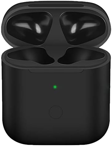 Newest Wireless Charging Case Compatible with Airpods 1 2, Air pod 1 2 Charging Case with Sync Button, Black(No Earbuds)