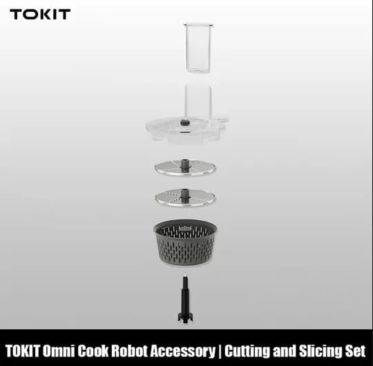 TOKT Omni Cook C2 Chef Robot Accessory Cutting and Slicing Set miniatura 3