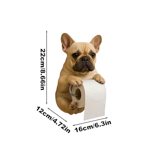 Soporte para toallas de papel para perro que alegra la decoración de tu hogar 5