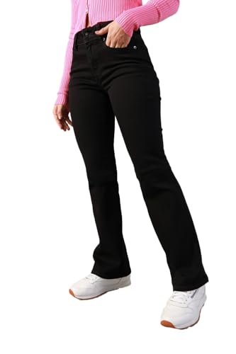 Image of American Eagle Women Black Low Rise Kick Boot Jeans
