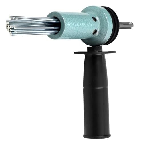 SDS Shank Electric Hammer Needle Scaler Adapter, Rust Remover Concrete Drilling Tool, Industrial-Grade Hardened Steel Construction with 18 Needle Design for Masonry and for tile Surfaces Preparation