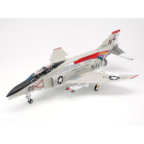 Tamiya 61121-000 Vehicle 61121 1:48 F-4B Phantom II Mcdonnell Douglas Faithful Replica, Model Building, Plastic Kit, Crafts, Hobby, Model Kit, Assembly, Unpainted - Image 3