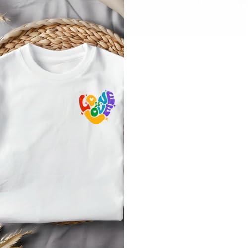 12/10/8 pcs Patriotic, Pride Month Bundle LGBTQ Sublimation, LGBT Gay Pride Month Bundle Iron On Transfer Patches Decals for Clothing T-Shirt Heat Transfers Vinyl Sticker Iron On Patch Decoration (P2)