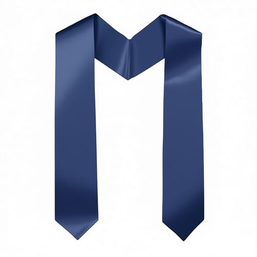 Image of Graduation Stole Honor Stole Plain Sash 60 inch Long for Graduation Ceremony and Graduation Photos