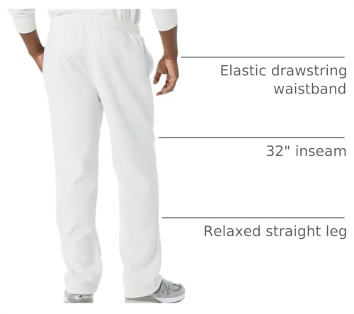Image of Amazon Essentials Men's Relaxed Straight Leg Fleece Open Bottom Sweatpant (Available in Big & Tall)