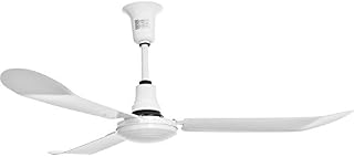 60" Industrial Indoor/Outdoor Ceiling Fan with 4 Speed Control, 120V, 8,000 CFM