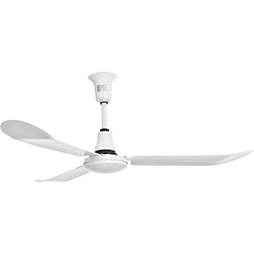 60" Industrial Indoor/Outdoor Ceiling Fan with 4 Speed Control, 120V, 8,000 CFM