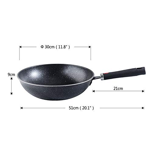 Wok de Hierro Fundido 30 cm Antiadherente Tradicional miniatura 2