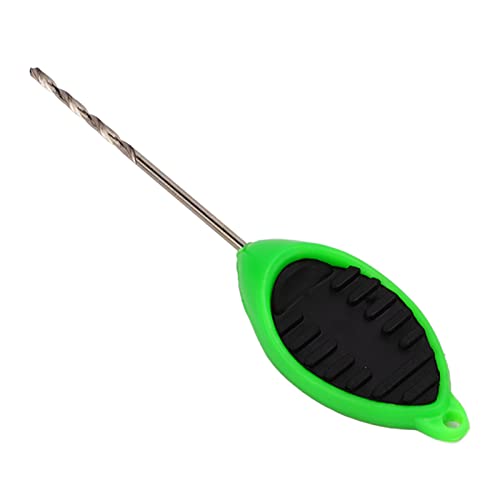 OUKENS Baiting Drill Needle, Stainless Steel Punch Hole Needle Portable Universal Fishing Baiting Rig Tool,Fishing Tackle Fishing Lures Needle