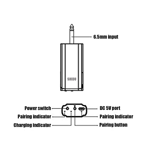 Wireless Saxophone Microphone UHF for Musical Instruments Speaker Voice Amplifier with Receiver Clip Professional Orchestra Trumpet Saxo HiFi Megaphone Condenser Portable Handheld Mini Mic - Thumbnail 6