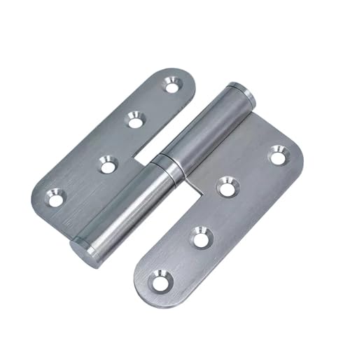 Charnière à double courbure en acier inoxydable pour porte technique droite - 6
