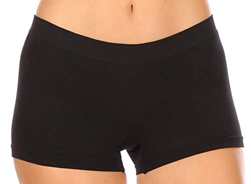 Sakkas Bs0210Pl Seamless Boy Short Panties 6 Pack - Basic Solids - One Size #TOP4