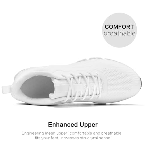 Image of Men's Running Shoes Blade Fashion Sneakers Breathable Mesh Non Slip Gym Sport Trainer Casual Athletic Walking Shoes