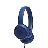 JBL TUNE 500 - Auriculares de diadema con cable, color azul