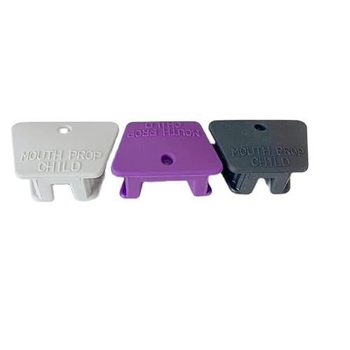 Acmedent 03211201 6Pcs Adult Blocks Mouth Prop Children Bite Block Dental Medium Props Grey/Purple/Black Non-Latex Stainless Steel Inner Silicone 134℃ 3Colors thumb #4