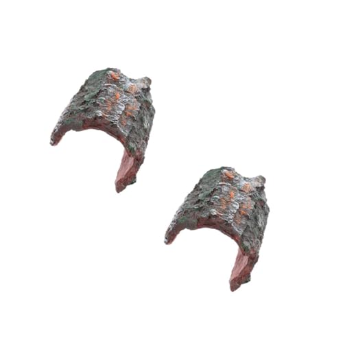 Abaodam Resin Turtle Climb Platform Natural Landscape Ornament for Reptiles Lightweight Lizard Climbing Hideout Decor for Tortoises and Pets