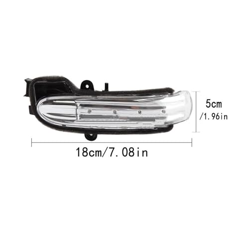 Luz LED intermitente Benz 2003-2007 soluciona fallos de visibilidad en espejo retrovisor 7