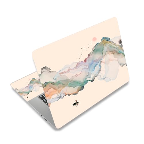 Image of Laptop Notebook Skin Sticker Cover Decal, 12 13 13.3 14 15 15.4 15.6 inch Laptop Vinyl Skin Sticker Cover Art Protector Decal Universal, Ink Mountain