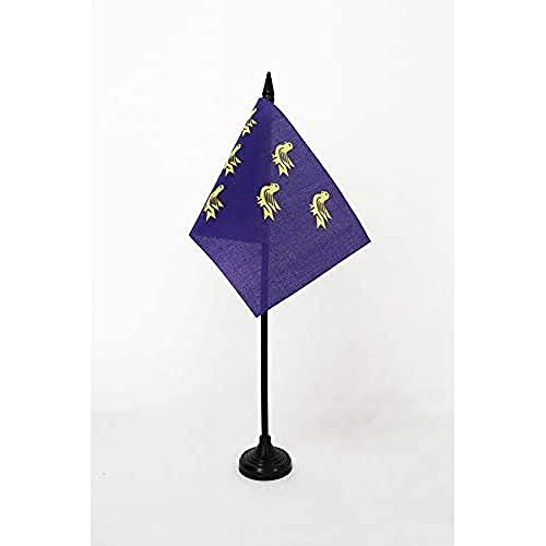 Drapeau de table Comté de Sussex 15x10cm - PETIT Drapeaux DE BUREAU County of Sussex - Angleterre 10 x 15 cm - AZ FLAG